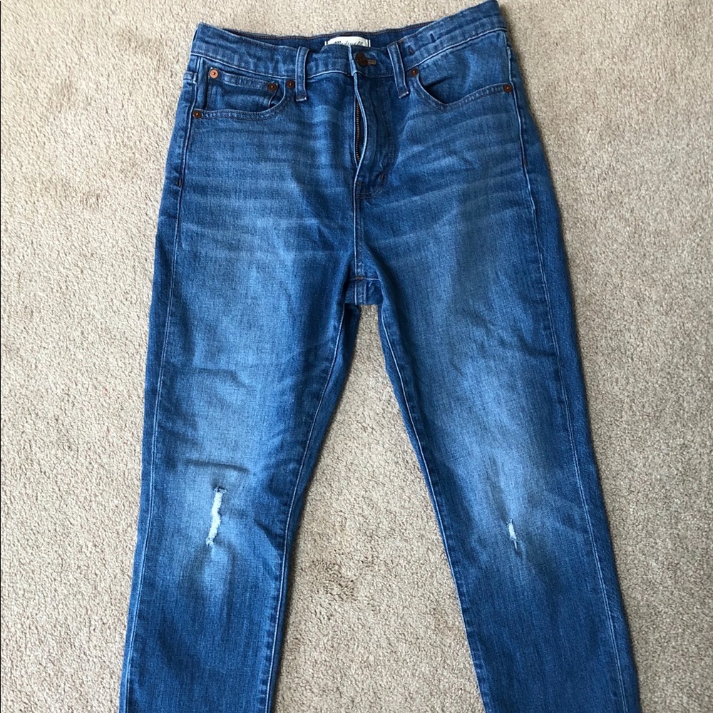 HR cropped slim boyjean (Dover wash)